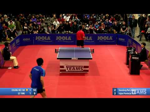 2013 JOOLA / NATT Teams Semi-Final: Chuang Wei Fan vs Lei Yang