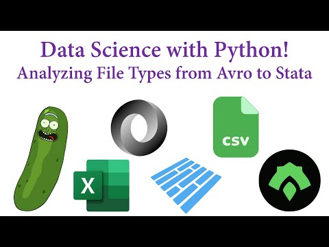 , title : 'Data Science with Python! Analyzing File Types from Avro to Stata'