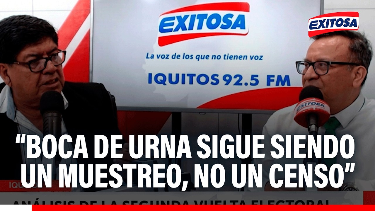 🔴🔵 Conteo rápido es un muestreo de solo algunas actas y no un censo, señala analista político