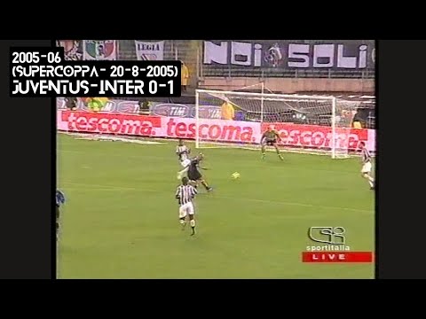 2005-06 (Supercoppa - 20-08-2005) Juventus-INTER 0-1 dts [Veron] Servizio SportItalia Live