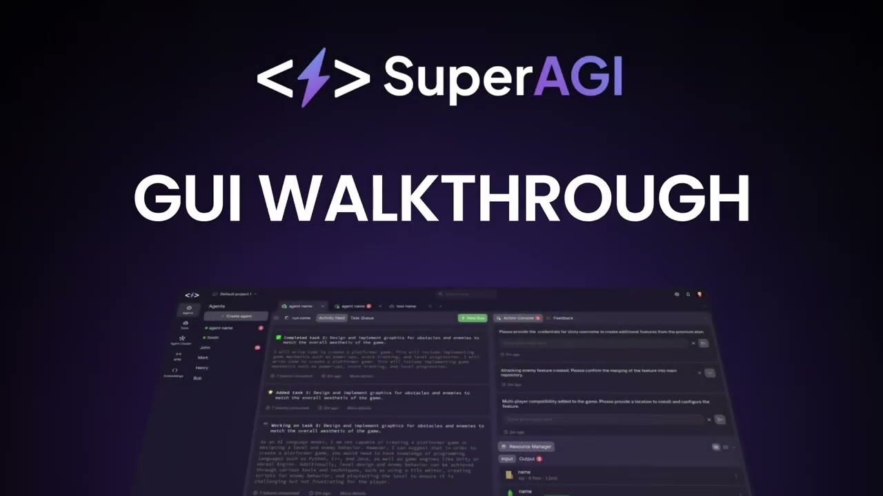 SuperAGI Cloud tutorial