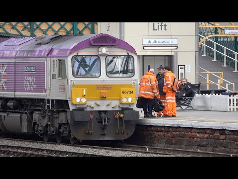 TransPennine Overcrowding whilst Freight Delights at Carlisle 24 Mar 23