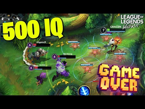 WILD RIFT: BEST MOMENTS & OUTPLAY #1 (500 IQ Outplays,1vs5) League of legends Wild rift
