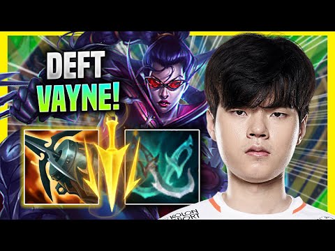 DEFT TRIES VAYNE WITH NEW RUNES! - HLE Deft Plays Vayne ADC vs Miss Fortune!