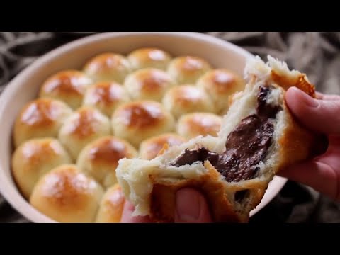 خلية النحل بالشوكولاتة الذائبة - Chocolate Buns