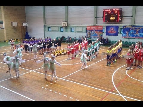 Opening ceremony Superfinal EGBL U14 Brest 2015
