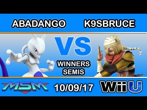 MSM 117 - LG | Abadango (Mewtwo, Bayonetta) Vs. MF LH | K9sbruce (Sheik, Diddy) Winners Semis