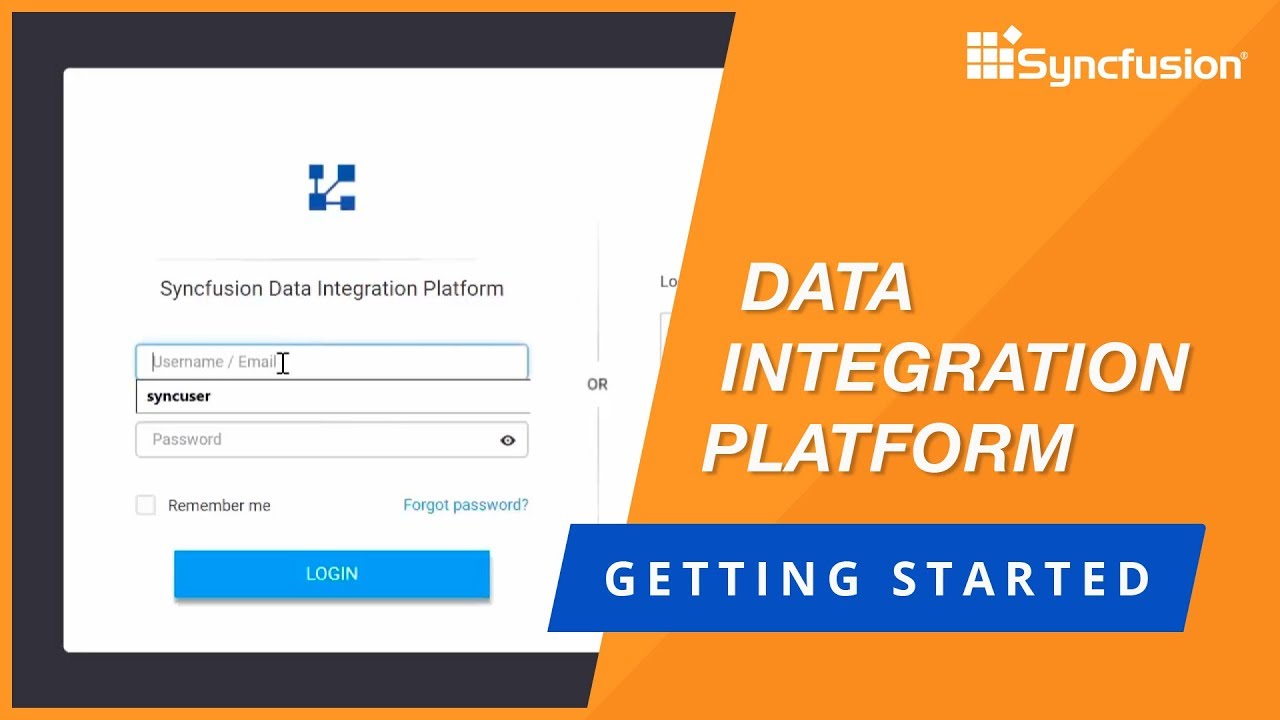 Getting Started with the Data Integration Platform