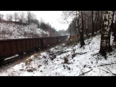 Průjezd nákladní soupravy ČD Cargo-Havířov suchá