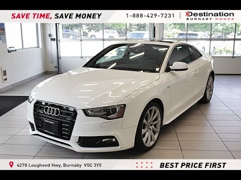 2014 Audi A5 2dr Cpe Auto Progressiv - Accident Free - Sunroof - B10620