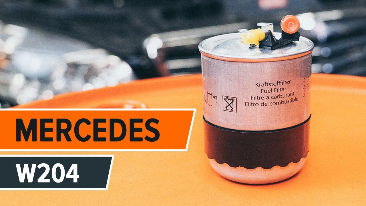 Ako vymeniť palivový filter na Mercedes W204 – návod na výmenu