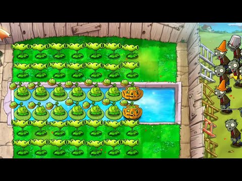 Plants Vs Zombies Endless 24 Splip ervilha e 12 repolho Pult