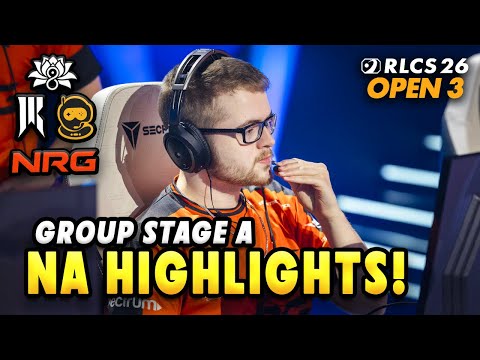 NRG IS STRUGGLING!? | RLCS 2026 | Group Stage A Highlights | North America Open 3