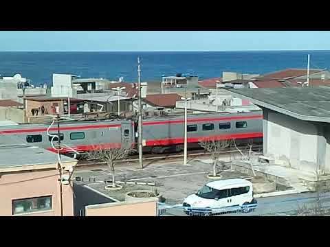 ETR 485 frecciargento 8351 in transito a Bagnara RC