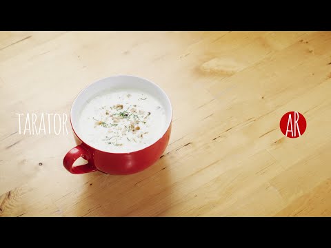 How to Make Bulgarian Tarator - a Quick and Easy Cold Soup / Рецепта за таратор / ASMR Cooking