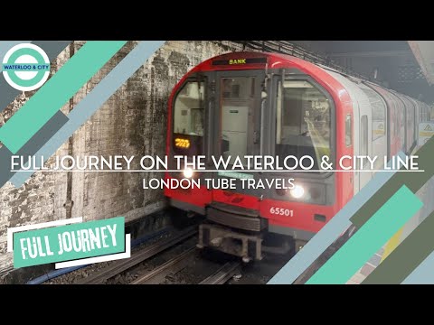FULL JOURNEY on the Waterloo & City Line - Waterloo to Bank - London Underground