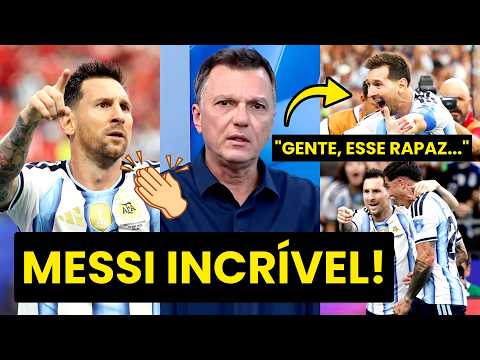 MAURO CEZAR EXALTA MESSI: “O MAIS INCRÍVEL DE TUDO é que…” GOLS em ARGENTINA x ÁUSTRIA e RECORDE!