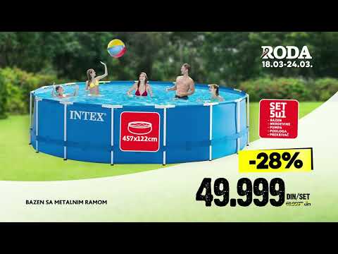 Roda |  Popust na bazene 18-24.03.2022.