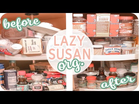 YouTube video about Use Removable Storage Bins Inside a Lazy Susan