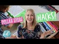 $1 DOLLAR STORE HACKS 💚 Laundry & Kitchen Organization!