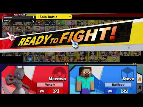 The Climb Pool D1 - VenomAZ (Mewtwo) vs. Ballfoop (Steve)