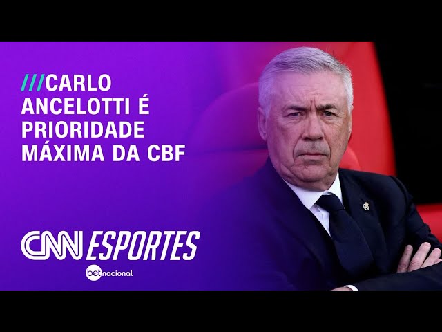 Seleção: Jorge Jesus perde força, e Ancelotti é prioridade máxima da CBF | CNN PRIME TIME