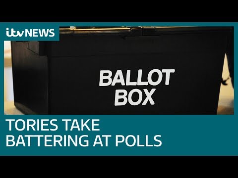 Conservatives take trashing in European elections | ITV News