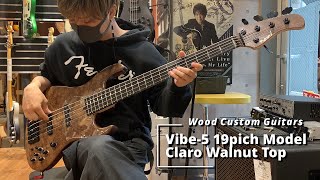 Video thumbnail for Wood Custom Guitars |  Vibe 5 19pich Model Claro Walnut Top by 三木楽器 / MIKIGAKKI 公式チャンネル