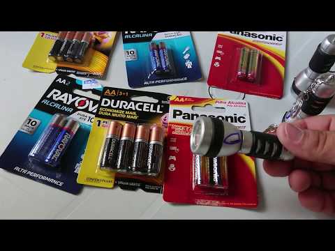 QUAL A MELHOR PILHA ALCALINA? TESTE COMPARATIVO