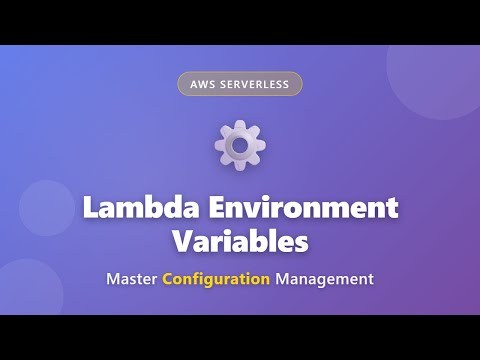 Lambda Environment Variables Configuration Best Practices Aws Serverless Tutorial