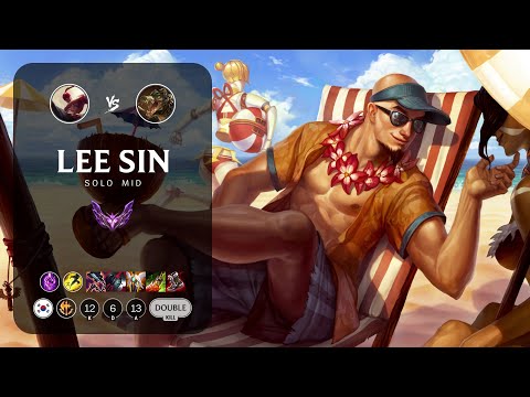 Lee Sin Mid vs Renekton - KR Master Patch 13.16