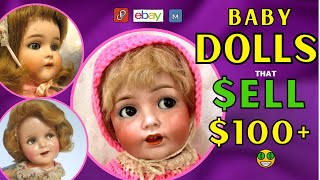 Top 18 Baby Doll Brands Selling on EBAY $100 +