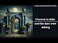 Plácido Domingo - Puccini: Tosca, "E lucevan le stelle" (English Lyrics and art)