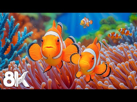 The Magical Aquarium 8K ULTRA HD - Explore Exotic Sea Animals & Mesmerizing Underwater Realm