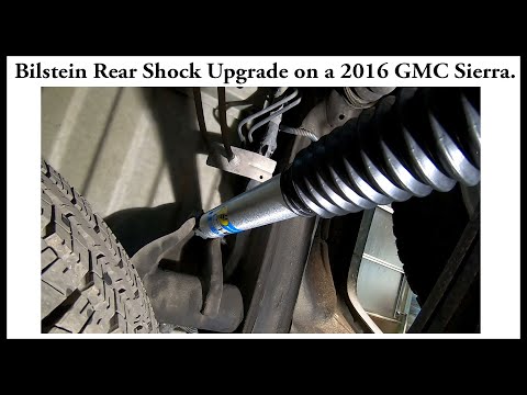 Bilstein 5100 Shock upgrade on a 2016 GMC Sierra / Silverado.