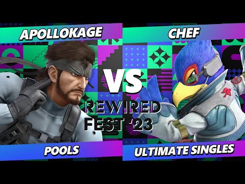 ReWired Fest 2023 - ApolloKage (Snake) Vs. Chef (Falco) Smash Ultimate - SSBU