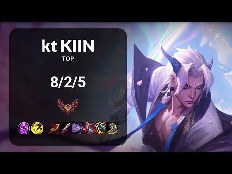 kt Kiin Yone vs Gen Doran Aatrox TOP - KR GRANDMASTER Patch 13.18