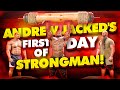 ANDREW JACKED'S FIRST DAY STRONGMAN + ANOTHER PR FOR LARRY WHEELS!