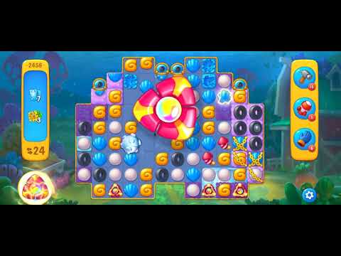 Fishdom Easy Level 2456 (with Double Super Lightning) @choraelmin