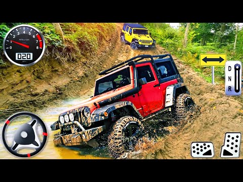 4x4 Jeep Impossible Racing Tracks 3D - Offroad Mud Truck Driving Simulator - Android GamePlay