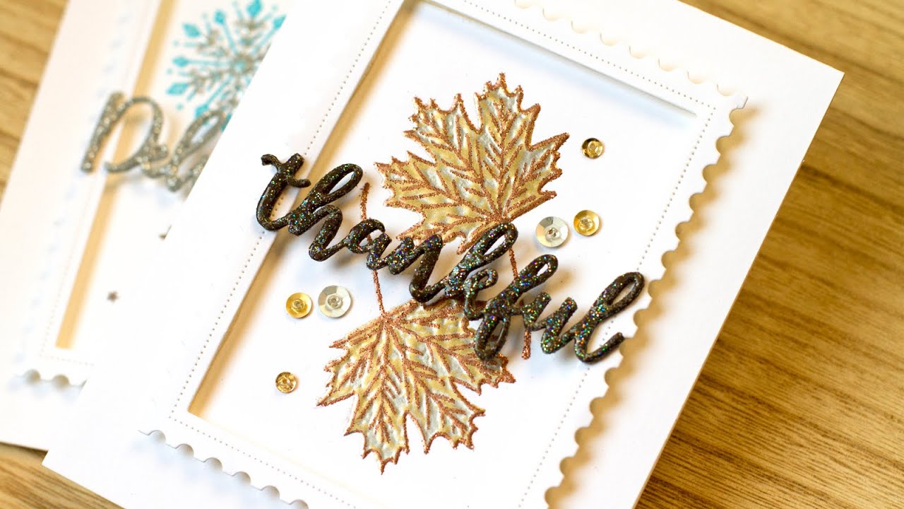 Layered Metallic Heat Embossing