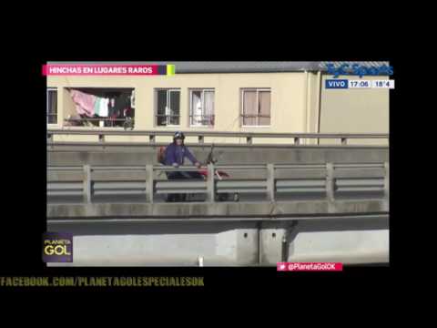 Planeta gol hinchas en lugares raros