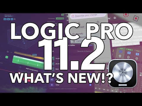 LOGIC PRO 11.2 | What's New!? (ChatGPT, Flashback, Stem Splitter, Long Faders, Track Search & More!)