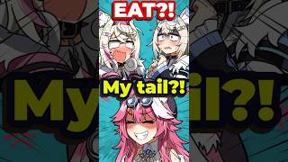 Raora wants revenge on FuwaMoco's tails #raorapanthera #fuwamoco  #hololiveenglish #vtuber #hololive