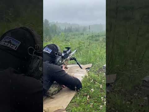 1KM shot in the rain Sako M10 sniper rifle .338 Lapua