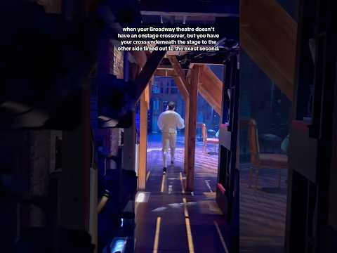 when you have your entrance onstage timed to the second 😅 #actor #broadway #backstage #pov #musical