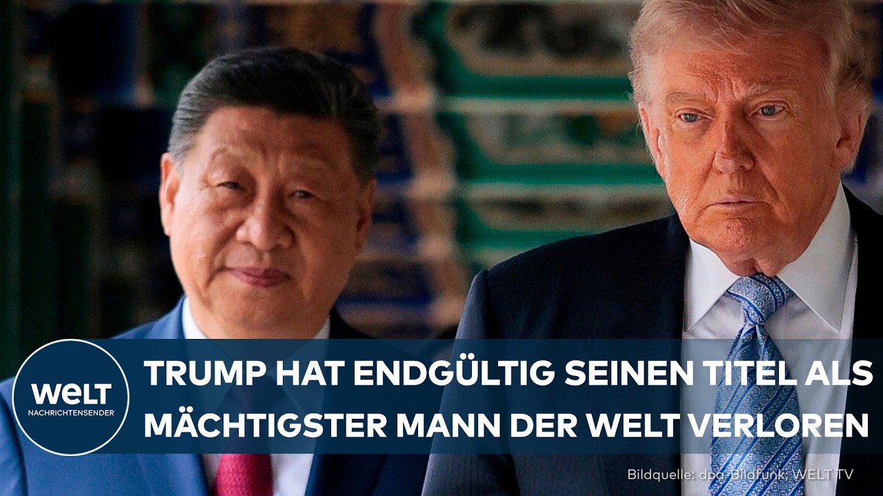 BESUCH IN CHINA: Geschichtsträchtig! Donald Trump schien völlig überrumpelt | Xi Jinping dominiert