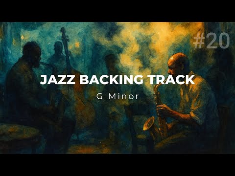 Jazz Backing Track #20 - G minor Smooth Jazz Romantic Groove(99 BPM) for improvisation Guitar/Sax