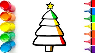 How to Draw a Pine Tree | Easy Step by Step Tutorial