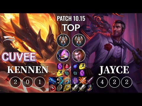 HLE CuVee Kennen vs Jayce Top - KR Patch 10.15